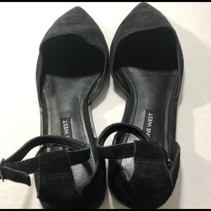 Nine West Oriona Leather Pointed Toe Flats Size 10